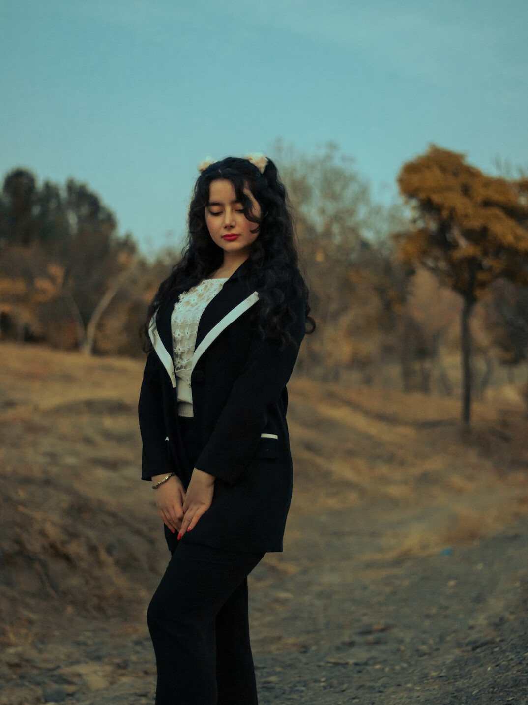 Portrait of a professional woman in a blazer